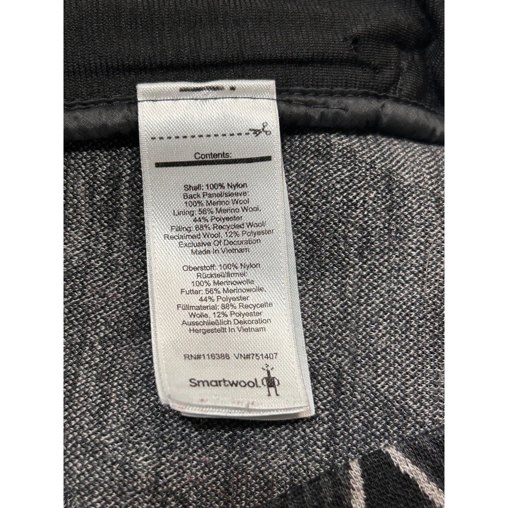 Smartwool Women's size M Smartloft 60 Merino Wool Blend Zip Up Hybrid Jacket a3 - Picture 12 of 12